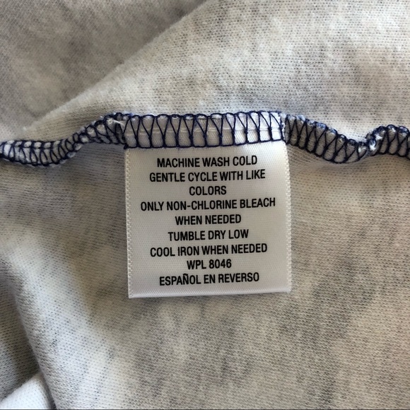 Women’s Charter Club Luxury Blue Floral Pima Cotton crew neck shirt size M - Picture 7 of 9